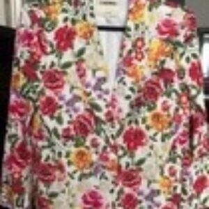 L'AGENCE Floral Blazer sz 10